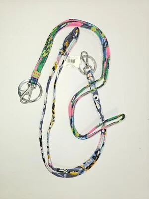 Par de Llavero Vera Bradley Lanyard Correa para el Hombro Mini Multicolor Nuevo con Etiquetas/Usado Foto 1 de 3