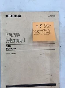 Caterpillar Parts Manual 613 Scraper - Picture 1 of 2