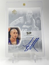 2002-03 Upper Deck SP Authentic Signatures On Card Auto Mike Bibby Kings