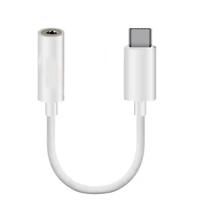USB 3.1 Type-C Casque Écouteurs Audio Jack Numérique Téléphone Câble Adaptateur - Photo 1/5