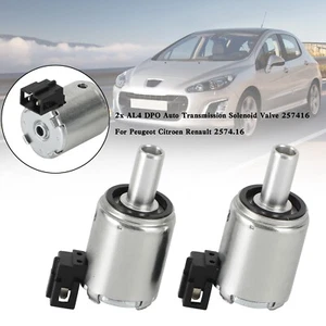 2x AL4 DPO Auto Transmission Solenoid Valve 257416 For Peugeot Renault 2574.16 Y - Picture 1 of 11