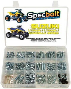 250pc Bolt Kit Suzuki LT250R LT500R ATV QUADZILLA fenders plastics engine pipe - Picture 1 of 1