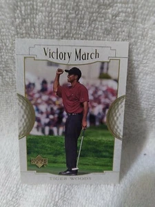 2001 Upper Deck Tiger Woods Victory March Rookie #151 envío gratuito año RC - Imagen 1 de 2