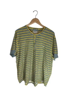 Camisa True Religion Para Hombre XXXL Amarillo Gris Henley - Imagen 1 de 10