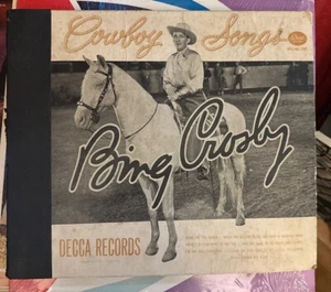 Bing Crosby Cowboy Songs Vol One 1947 Decca 4 Record Set Album No. A-514 Vol 1 - Picture 1 of 8