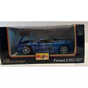 NEW in Box Maisto 1994 Ferrari F355 Cabriolet Die Cast 1:24 Scale Model - Picture 1 of 5