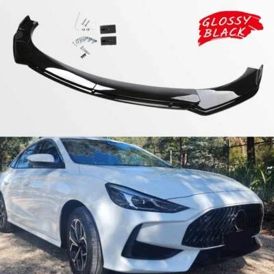 Front Bumper Lip Spoiler Splitter Body Kit Diffuser Glossy For MG MG5 MG6 4DOOR - image 1 of 4