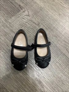 Sugar Black Lil Matilda Bow Flats Toddler Girls Size 6 Dress shoes - Picture 1 of 6