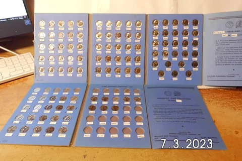 1965-2023 ROOSEVELT DIME COMPLETE P&D SET ~ (UNC.COINS) #DCB470 Cover