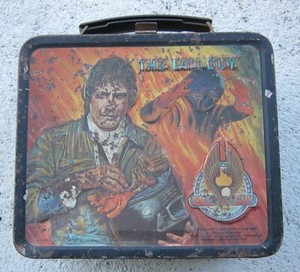 VINTAGE 1981 TWENTIETH CENTURY FOX THE FALL GUY METAL LUNCHBOX LEE MAJORS, FAIR!