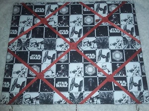 Star Wars Themed Memory Board with Hooks - Picture 1 of 2