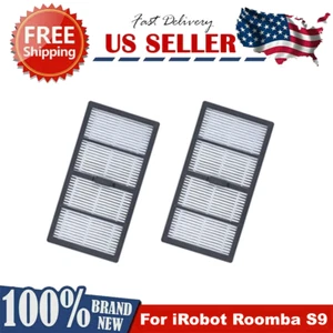 2 PC HEPA Filter Robot Vacuum Replacement for iRobot Roomba S-Series S9 S9+ - Picture 1 of 3