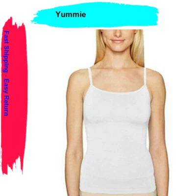Camisola moldeadora convertible sin costuras para mujer Yummie, blanca, talla L/XL Foto 1 de 4