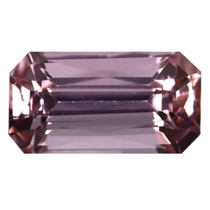 1.94 ct Flashing Octagon Cut (10 x 5 mm) Natural Pink Morganite Natural Gemstone - Picture 1 of 2