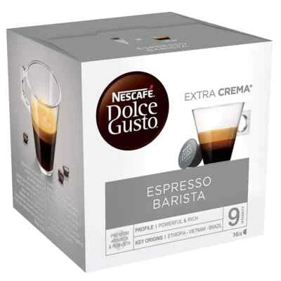 NESCAFÉ 192 Capsule Caffè Espresso BARISTA Sistema DOLCE GUSTO Originali Extra Crema