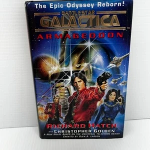 LIMITIERTES GOLD Ed Battlestar Galactica C. Golden & Richard Hatch Hardcover DJ Schild - Bild 1 von 12