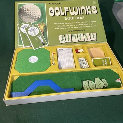 Waddingtons 1973 Vintage Golf Winks Table Game Complete with Rules Excellent - Image 1 of 4