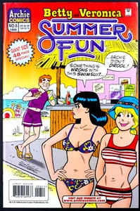 Betty & Veronica Summer of Fun #6 Archie's Comics 1998 Near Mint Sleeved Card - Bild 1 von 1