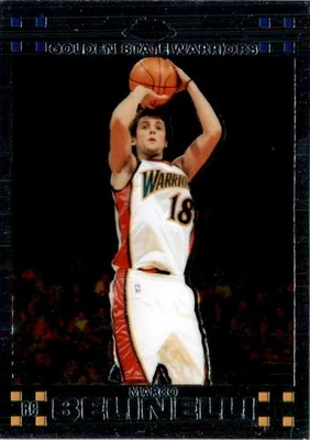 2007-08 Topps Chrome #133 Marco Belinelli Golden State Warriors - Image 1 of 2