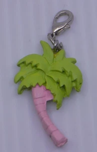 PALM TREE FIGURAL ZIPPER PULL CHARM FOR JACKET, SHIRT, ETC. - Picture 1 of 2