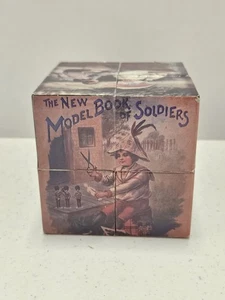 Childrens  Paper Puzzle Victorian Picture Cubes NEW MODEL BOOK OF SOLDIERS - Picture 1 of 6