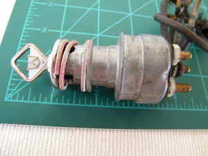 Vintage Ford Ignition Switch with Key USC 3 post UNTESTED - Picture 1 of 7