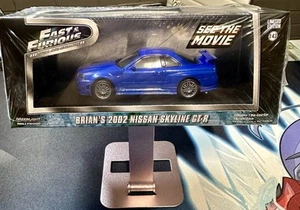 Greenlight 86219 1/43 Fast & Furious Brian's2002 Nissan Skyline GT-R (SEALED) - Picture 1 of 4