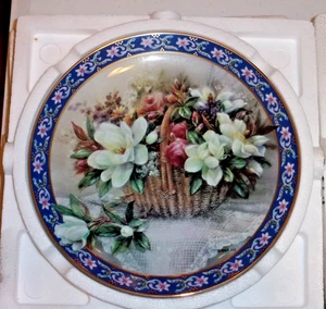 "Lena Liu's Basket Ramos Platos Coleccionistas" Por W.S. George, Juego completo de 12 - Imagen 1 de 16