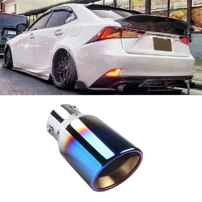 Car Exhaust Pipe Rear Tip Tail Throat Muffler Stainless For Lexus IS200t IS300 - Image 1 of 4