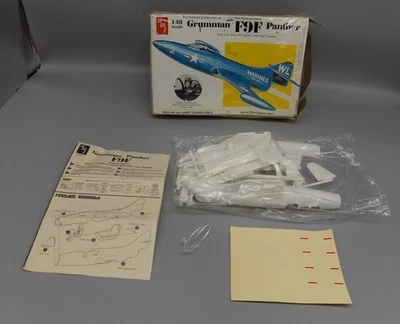 Grumman F9F Panther AMT Model 1/48 Scale Open Ted Williams Open Box Sealed Bag - Image 1 of 4