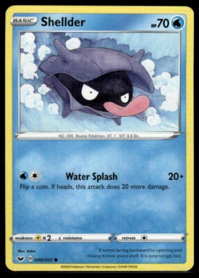 SWSH01: Sword & Shield Base Set #040/202 Shellder - Image 1 of 2