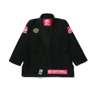 Shoyoroll Jiu Jitsu Uniform RVCA Batch 136 Competitor Retro BJJ 450 GSM Black - Picture 1 of 9