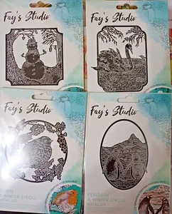 Preciosas palomas Fays Studio fabricación de tarjetas de troquel - Imagen 1 de 5