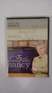 Sewing With Nancy - Nancy's 25 Favorite Notions  (DVD, 2007) By Nancy Zieman - Picture 1 of 1