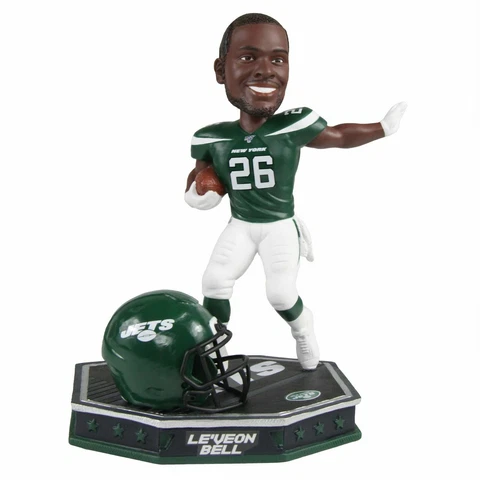 Le'Veon Bell New York Jets Removable Helmet Bobblehead NFL Cover