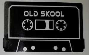 Old skool 4" x 2.5" Car Vespa Lambretta Scooter Camper  Van Decal  - Picture 1 of 1