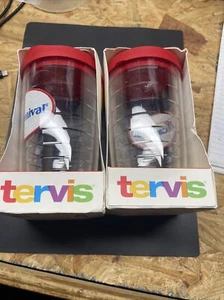 2x Carnival Cruise Line Tervis Tumbler Cup - 16 oz with Red Lid - Picture 1 of 3