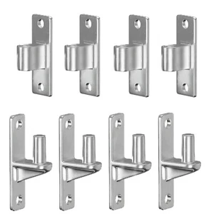 4 Pack Heavy Duty Gate Hinges, 304 Stainless Steel Gate Hinge for Wooden Fenc... - Picture 1 of 7