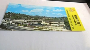 Vintage Oversized Postcard Carmel Hill Motor Lodge Monterey CA. - Picture 1 of 5