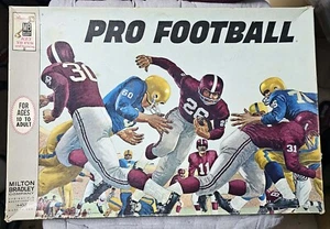 Milton Bradley PRO FOOTBALL Board Game #4400 ~ 1964 ~ - Picture 1 of 17