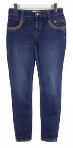 Mos Mosh Naomi Shade Blue Jeans Damen W28 Schnurrhaare Slim Zip Fly Fade Effekt - Bild 1 von 11
