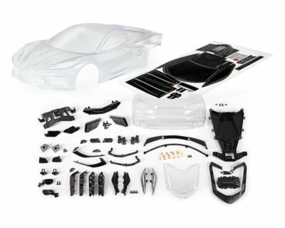 Traxxas TRX 9311 Chevy Corvette Stingray Body Unpainted C8 4Tec - Image 1 of 4
