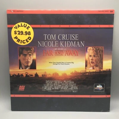 FAR AND AWAY Laserdisc 2-disc Tom Cruise Kidman Letterboxed Edition NEW SEALED - Image 1 of 4