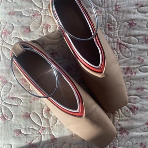 JIL SANDER Layered Ballet Flats Size 41. - Picture 1 of 10