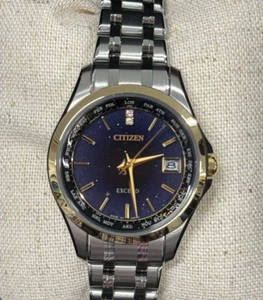 CITIZEN EC1127-68L [EXCEED photovoltaic Eco-Drive radio-controlled Direct Flight - Picture 1 of 3