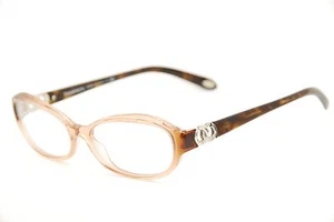 Authentic Tiffany & Co. TF 2022 8009 53mm Translucent Pink Havana Glasses Italy - Picture 1 of 7