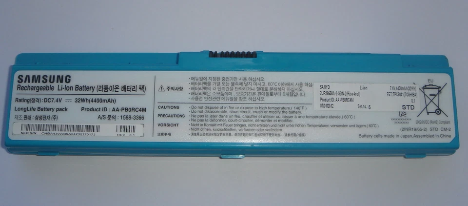 Original Samsung Battery AA-PB0RC4M NP300 NT300 NP305 N308 N310 N311 N315 - Image 1 of 1