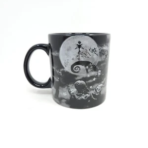 Disney Tim Burton's The Nightmare Before Christmas 20 oz Coffee Mug Cup Black - Picture 1 of 7