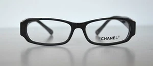 Vintage Chanel Brille - NOS - Sammlung Perle, 3178-H, Farbe 501, schwarz & perl - Bild 1 von 3