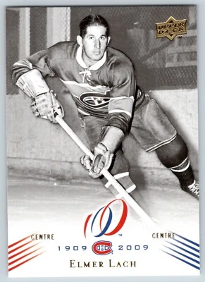 ELMER LACH 2008-09 UPPER DECK MONTREAL CANADIENS CENTENNIAL 08-09 NO 17    24000 - Image 1 of 2